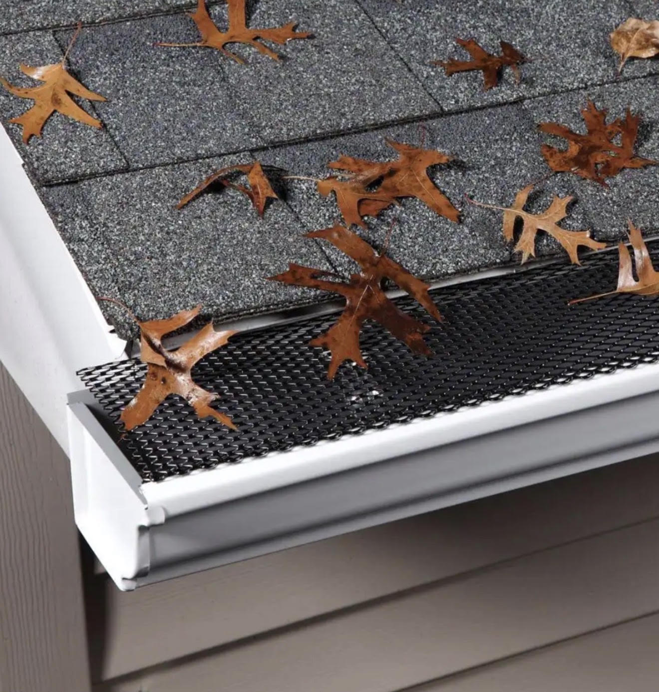 Free gutter cleaning and gutter screen installation with roof replacement